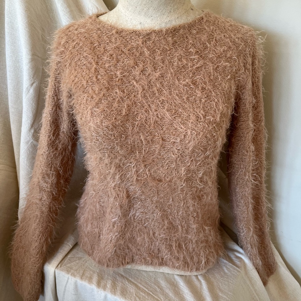 Camel color sweater SaPi maglierie brand